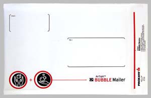 PackRite - 6"x10" #0 White Bubble Mailer - Click Image to Close