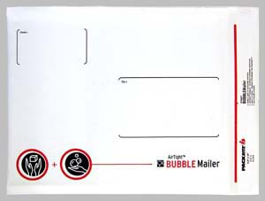 PackRite - 8.5"x12" #2 White Bubble Mailer - Click Image to Close