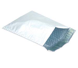 No. 0 6X10 White Poly Bubble Mailer. Self Seal - Click Image to Close