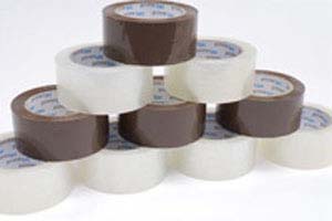 2x110 yds 1.8mil Clear Box Sealing Tape - Click Image to Close